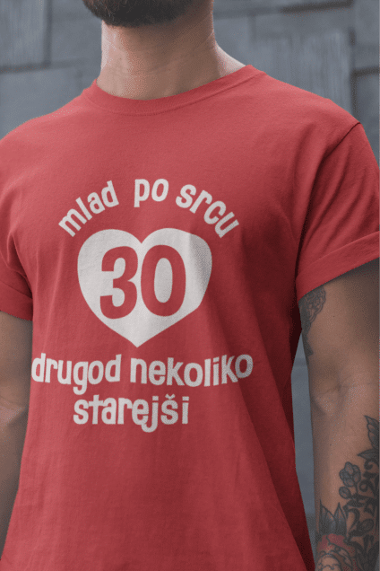 Majica Mlad Po Srcu 30 — različica 3