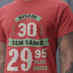 Nisem [starost po želji] Sem 29,95 Plus Davek — detajl natisa