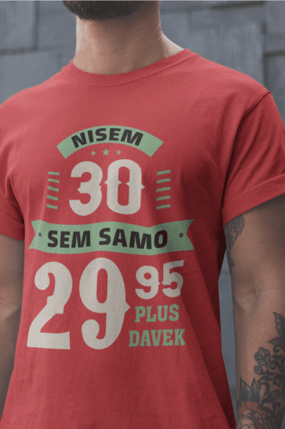 Nisem [starost po želji] Sem 29,95 Plus Davek — detajl natisa