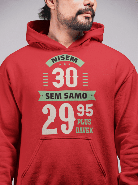 Kapucar Nisem 30, Sem 29,95 Plus Davek — različica 3
