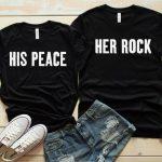 Majica Za Pare Her Rock & His Peace — tisk na majico