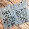 Majica Za Pare Life of Sins — tisk na majico