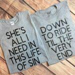 Majica Za Pare Life of Sins — tisk na majico