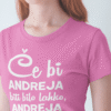 Majica Če Bi Bilo Lahko [IME PO ŽELJI] — detajl natisa