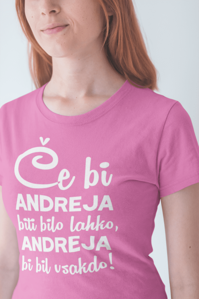 Majica Če Bi Bilo Lahko [IME PO ŽELJI] — detajl natisa