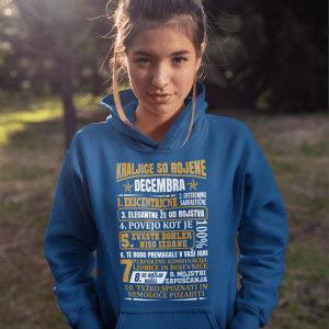 Kapucar Kraljice So Rojene Decembra — tisk na majico