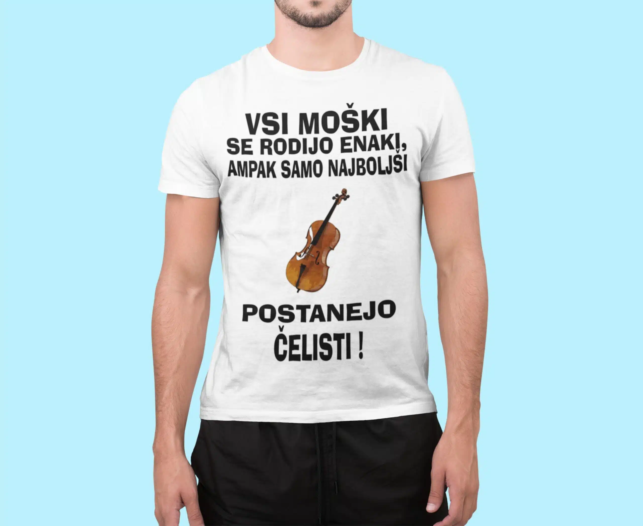 Majica - Najboljši Postanejo Čelisti — tisk na majico