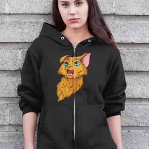 Jopica Smešna In Strašna Risana Mačka — tisk na majico