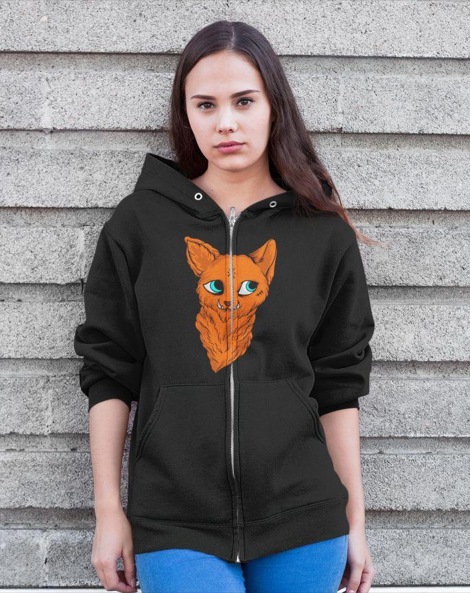 Jopica Smešna In Strašna Risana Mačka — tisk na majico