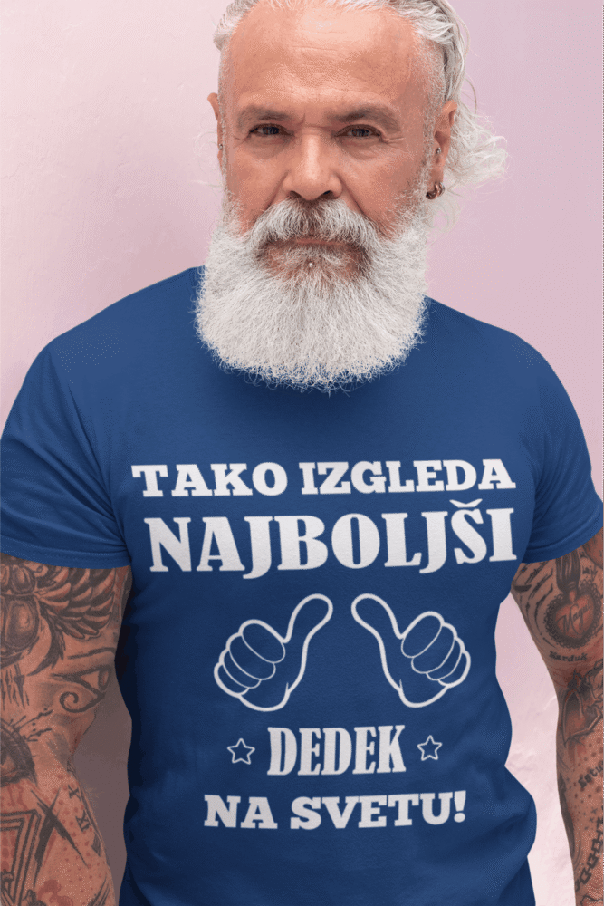 dedek-web Majica Tako Izgleda Najboljši Dedek — tisk na majico