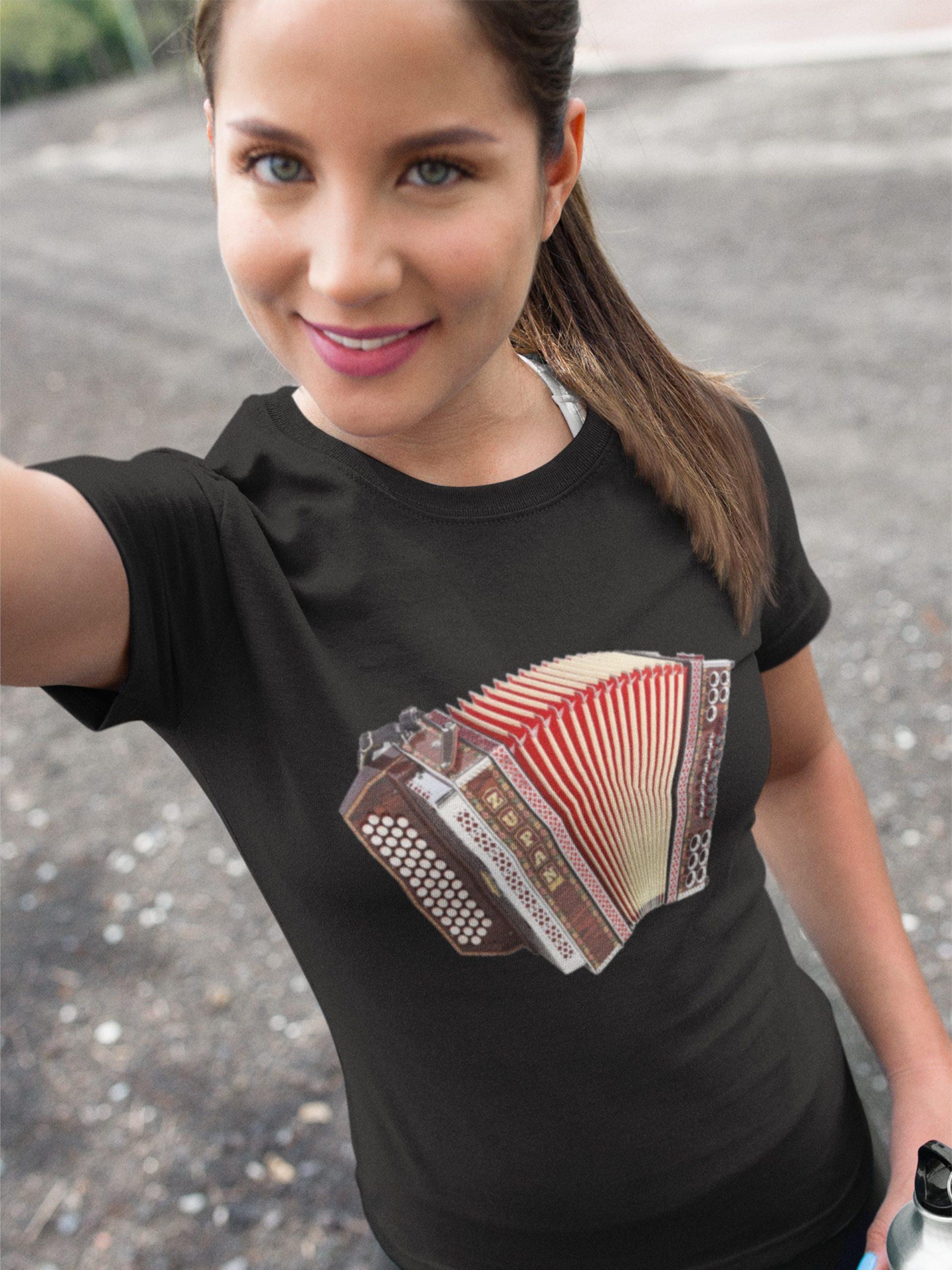 frajtonatcamajcaona Majica - Diatonična harmonika — tisk na majico