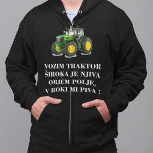 Jopica Vozim Traktor — tisk na majico