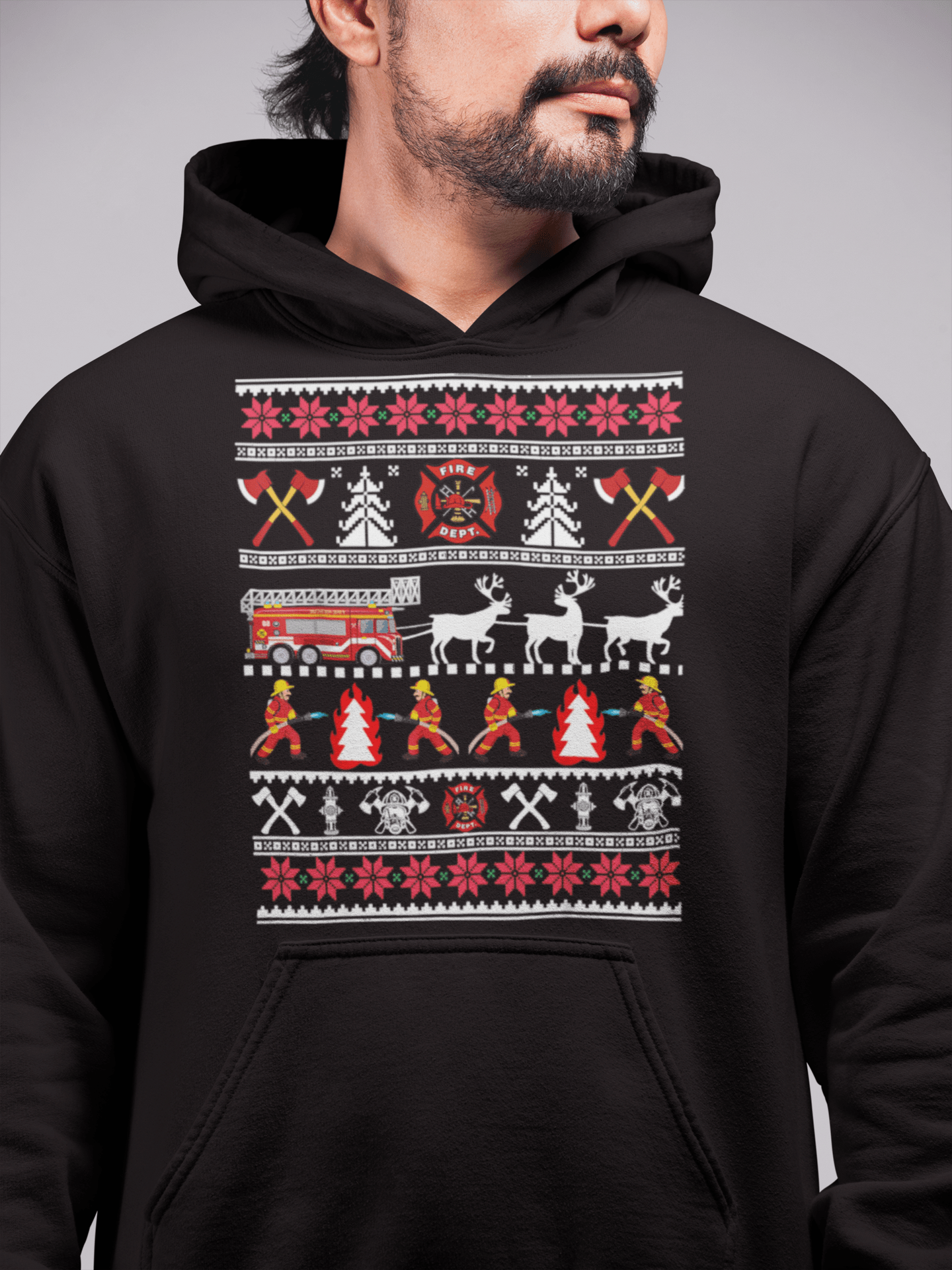 hoodie-mockup-featuring-a-man-with-a-beard-21659_170 Kapucar Božičkov Gasilec — tisk na majico