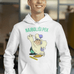 Kapucar Najboljši Pek — tisk na majico