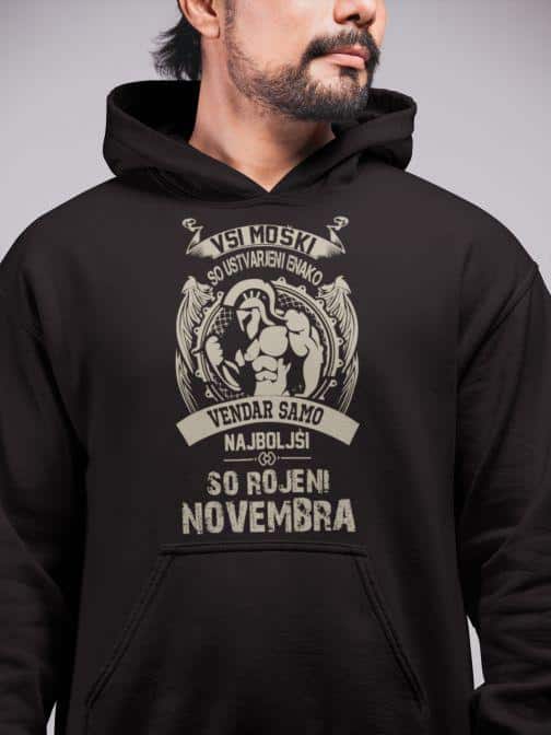 hoodie.mockup.featuring.a.man_.with_.a.beard_.21659.15 Kapucar Samo Najboljši So Rojeni Novembra — tisk na majico