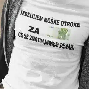 Majica - Izdelujem moške otroke za 100 — tisk na majico