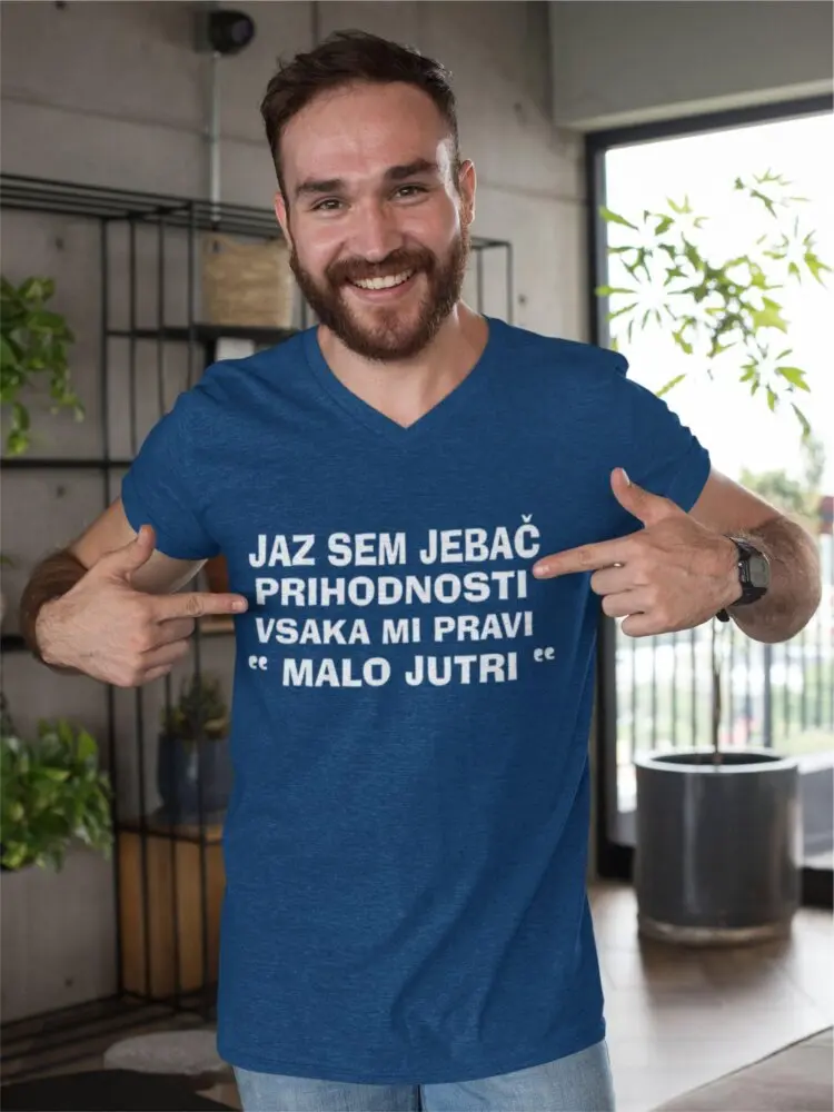 Jaz sem jebač prihodnosti — tisk na majico