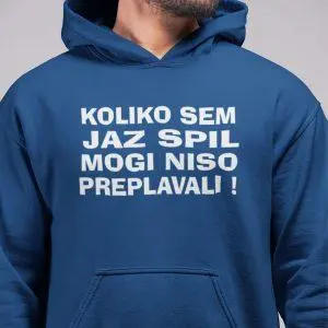 Jopica - Koliko sem jaz spil mnogi niso preplavali — tisk na majico