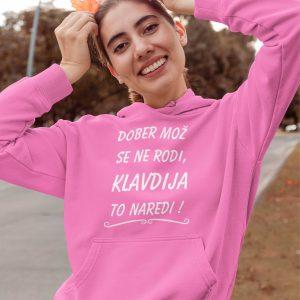 Jopica - Dober mož se ne rodi, Klavdija to naredi — tisk na majico