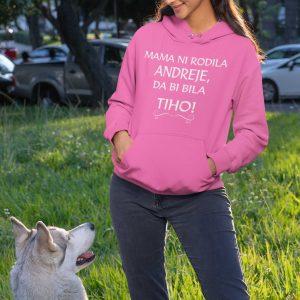 Jopica - Mama ni rodila Andreje,da bi bila tiho — tisk na majico
