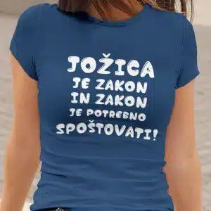 [IME PO ŽELJI] je zakon in zakon je potrebno spoštovati — tisk na majico