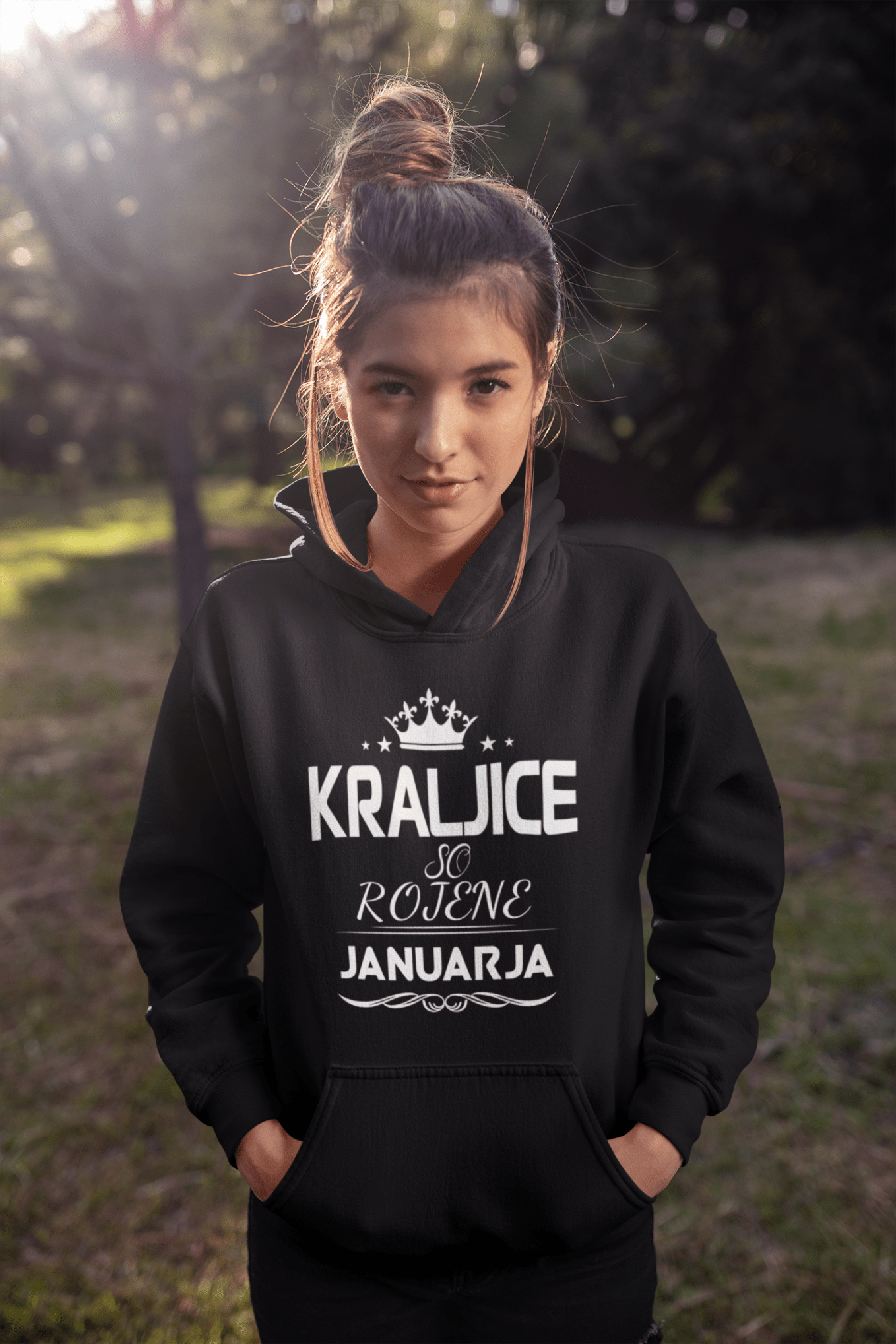 Kapucar Kraljice Januar — tisk na majico