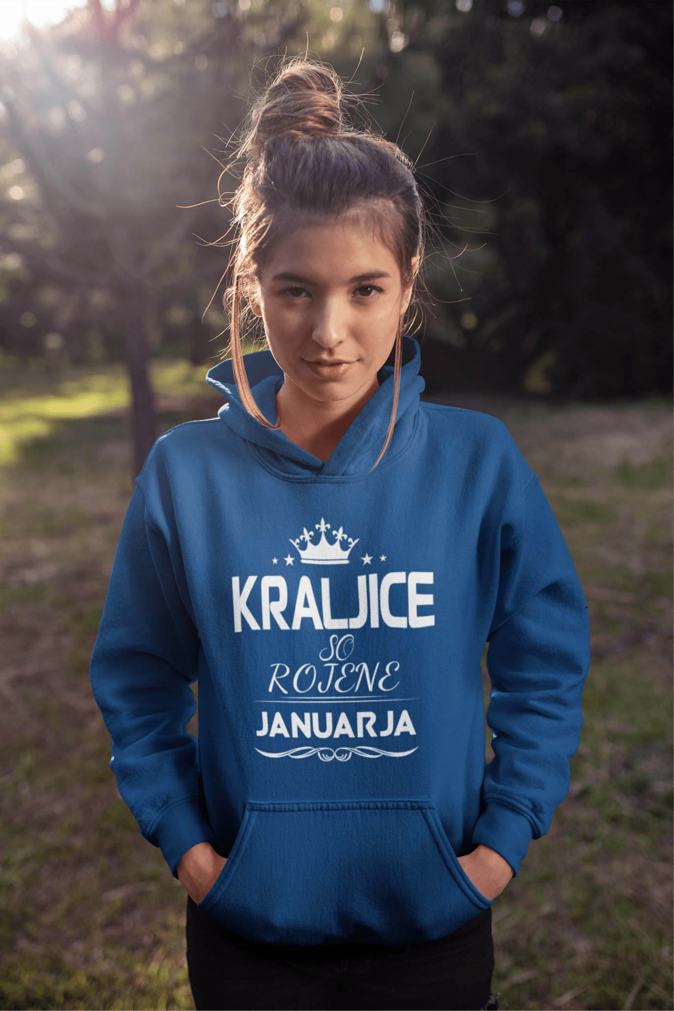 Kapucar Kraljice Januar — detajl natisa