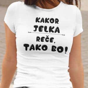 Kakor [IME PO ŽELJI] Reče Tako Bo — detajl natisa