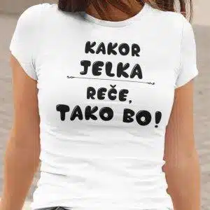 Kakor [IME PO ŽELJI] Reče Tako Bo — detajl natisa