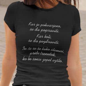 Majica - Kar je pokvarjeno se da popraviti — tisk na majico