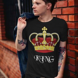 Majica King — tisk na majico
