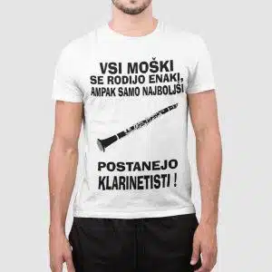 Majica - Najboljši Postanejo Klarinetisti — tisk na majico