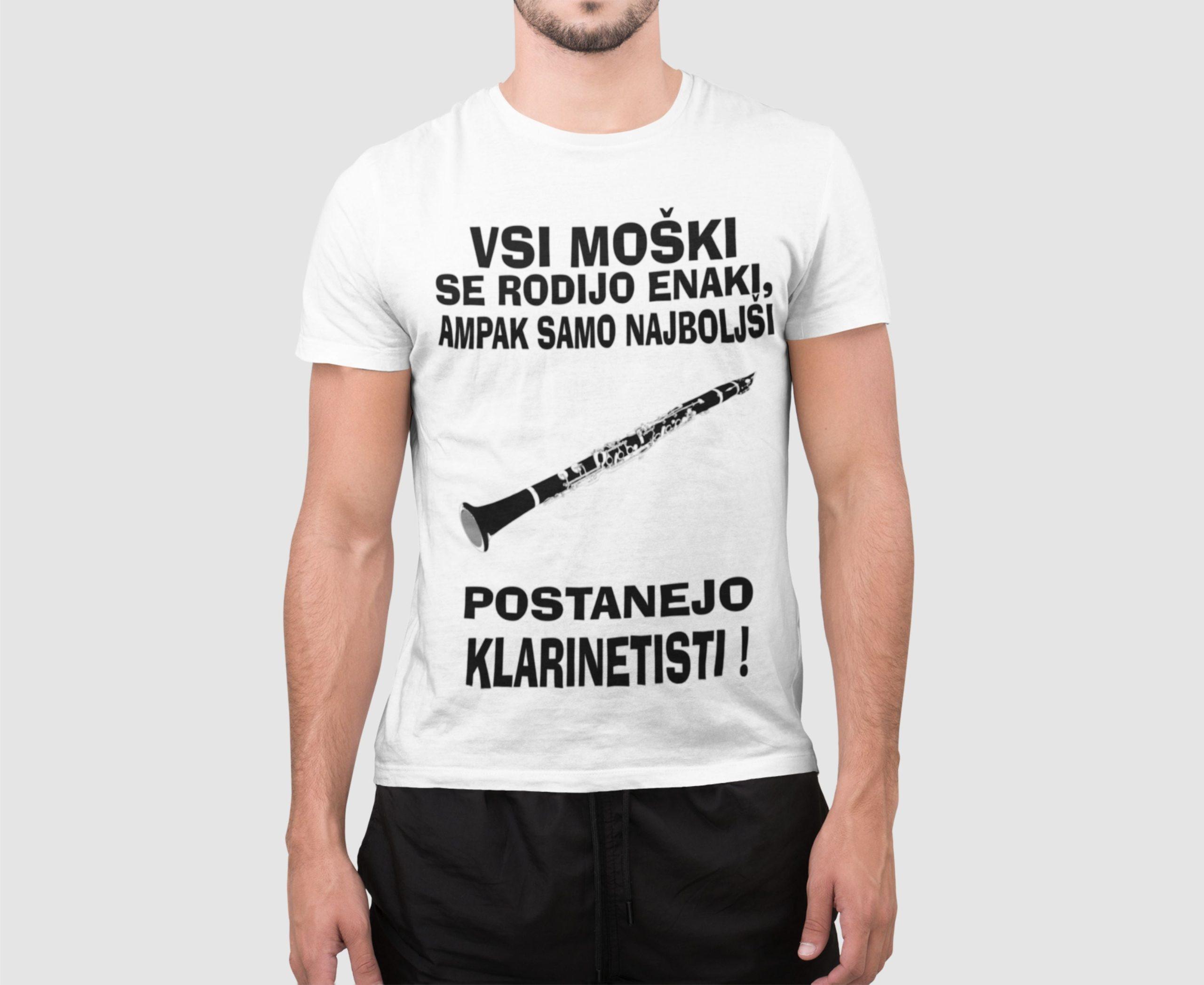Majica - Najboljši Postanejo Klarinetisti — tisk na majico