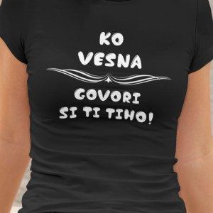 Ko Govori Si Ti Tiho — detajl natisa