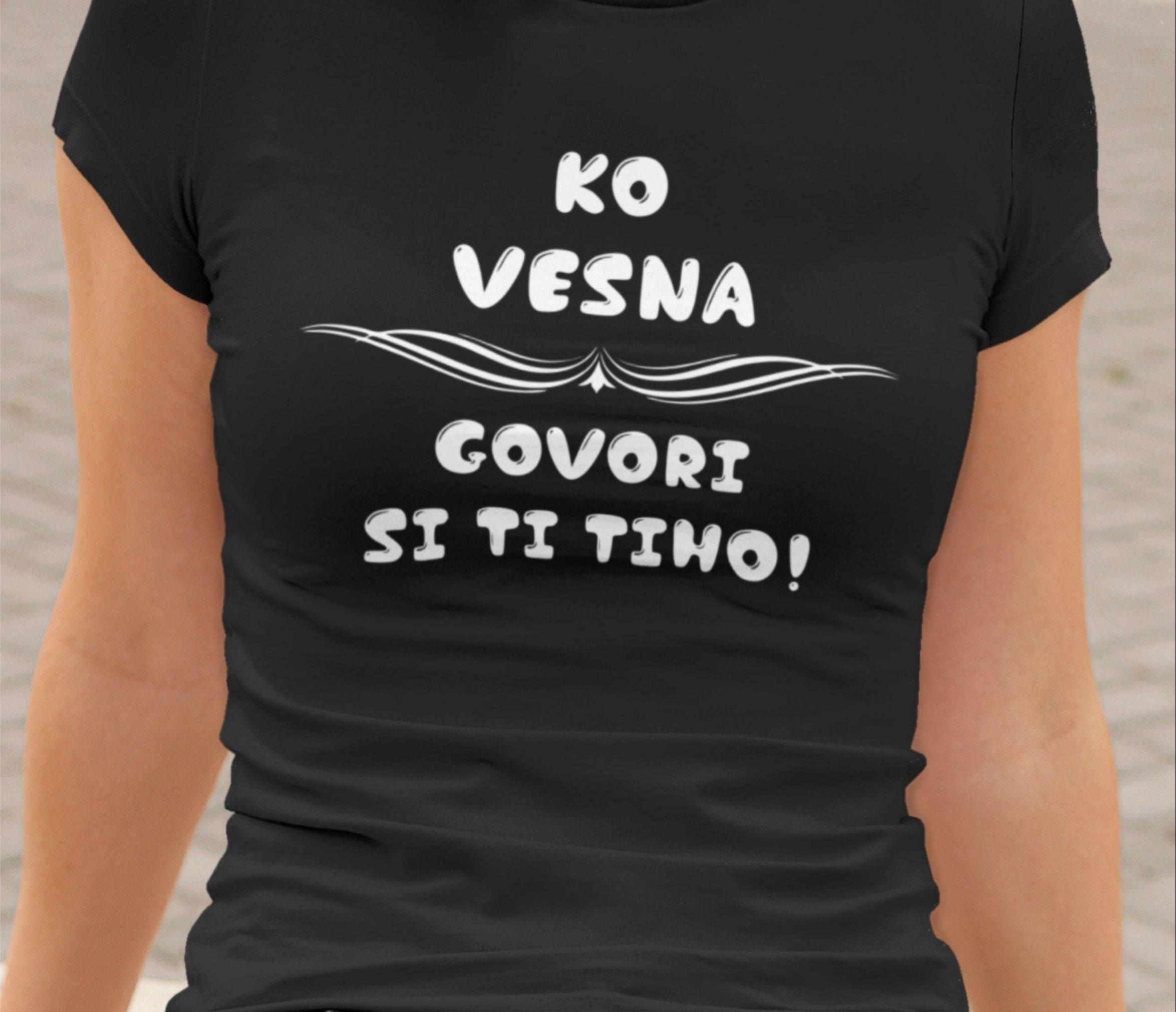 Ko Govori Si Ti Tiho — detajl natisa