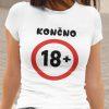 Majica - Končno 18+ — tisk na majico