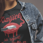 Majica Kraljice So Rojene - Decembra — tisk na majico