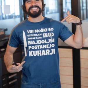 Majica Najboljši Postanejo Kuharji — tisk na majico