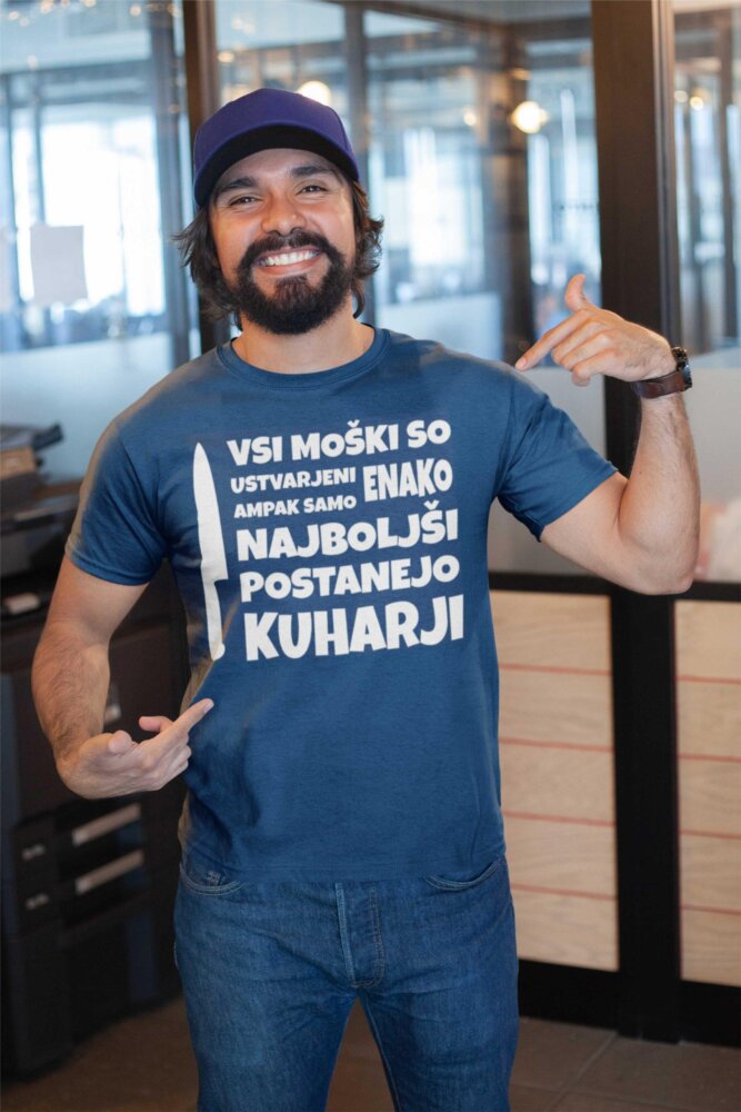 Majica Najboljši Postanejo Kuharji — tisk na majico