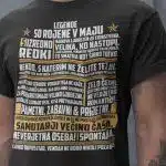 Majica Legende So Rojene Maja — tisk na majico