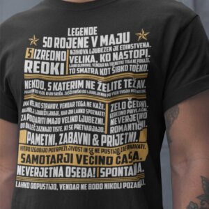 Majica Legende So Rojene Maja — tisk na majico