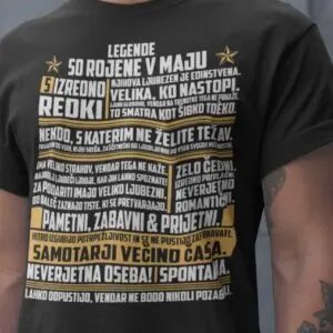 Majica Legende So Rojene Maja — tisk na majico