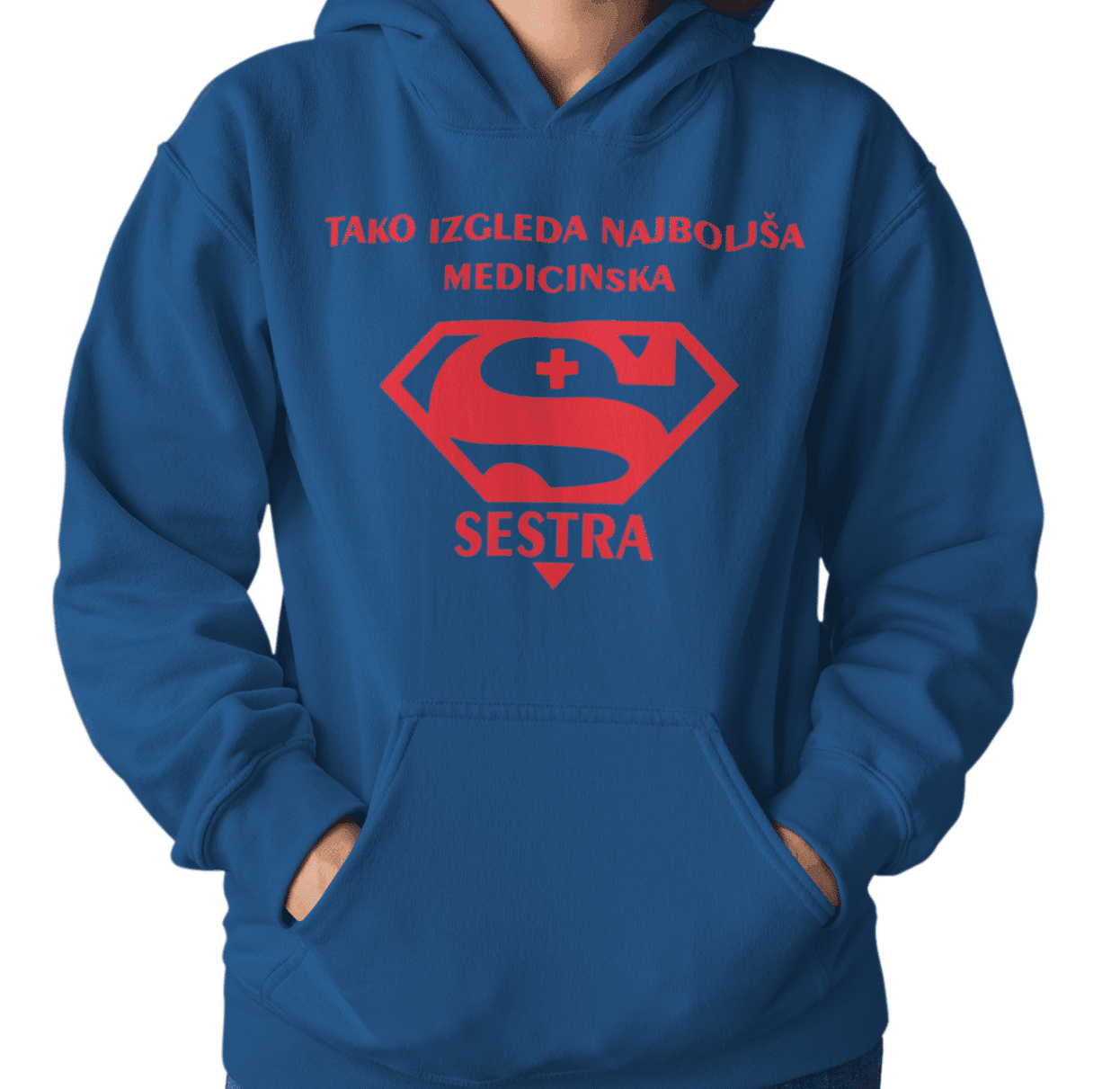 Kapucar Medicinska Sestra Super — tisk na majico