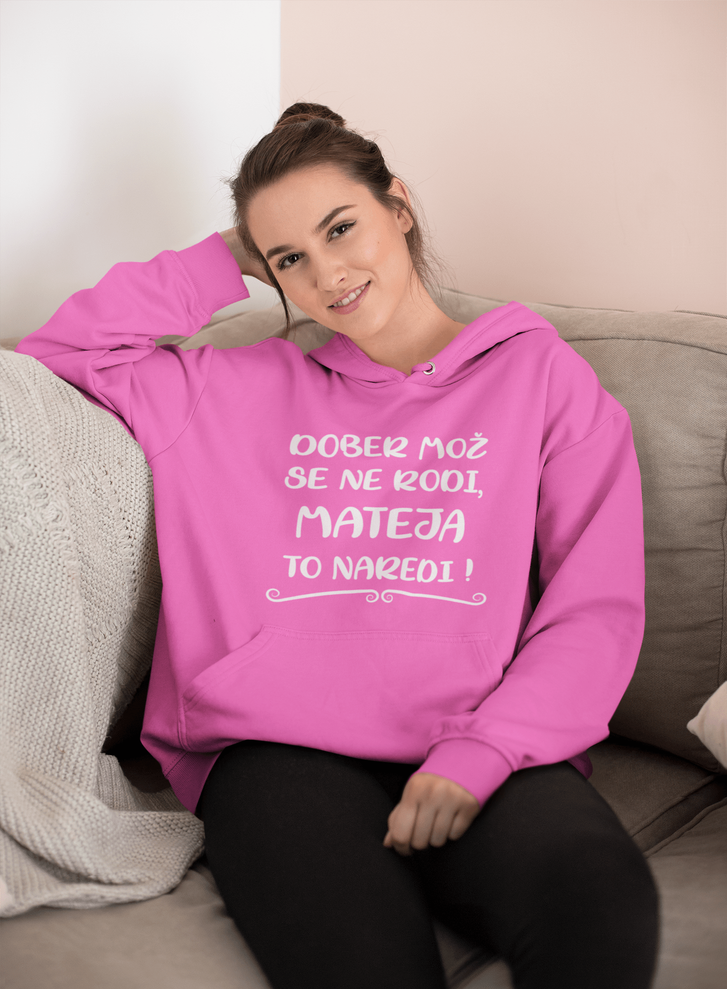 Jopica Dober Mož Se Ne Rodi, To Mateja Naredi — tisk na majico