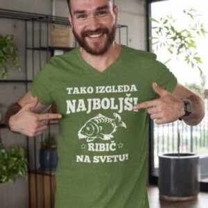 Majica Tako Izgleda Najboljši - Ribič — tisk na majico