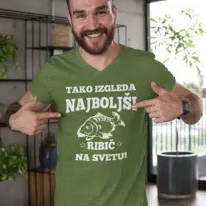 Majica Tako Izgleda Najboljši - Ribič — tisk na majico