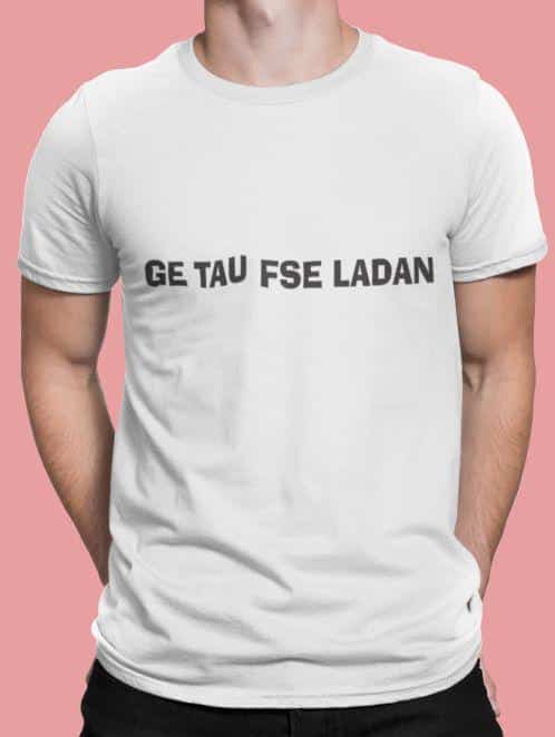 Majica Ge Tou Fse Ladan — detajl natisa