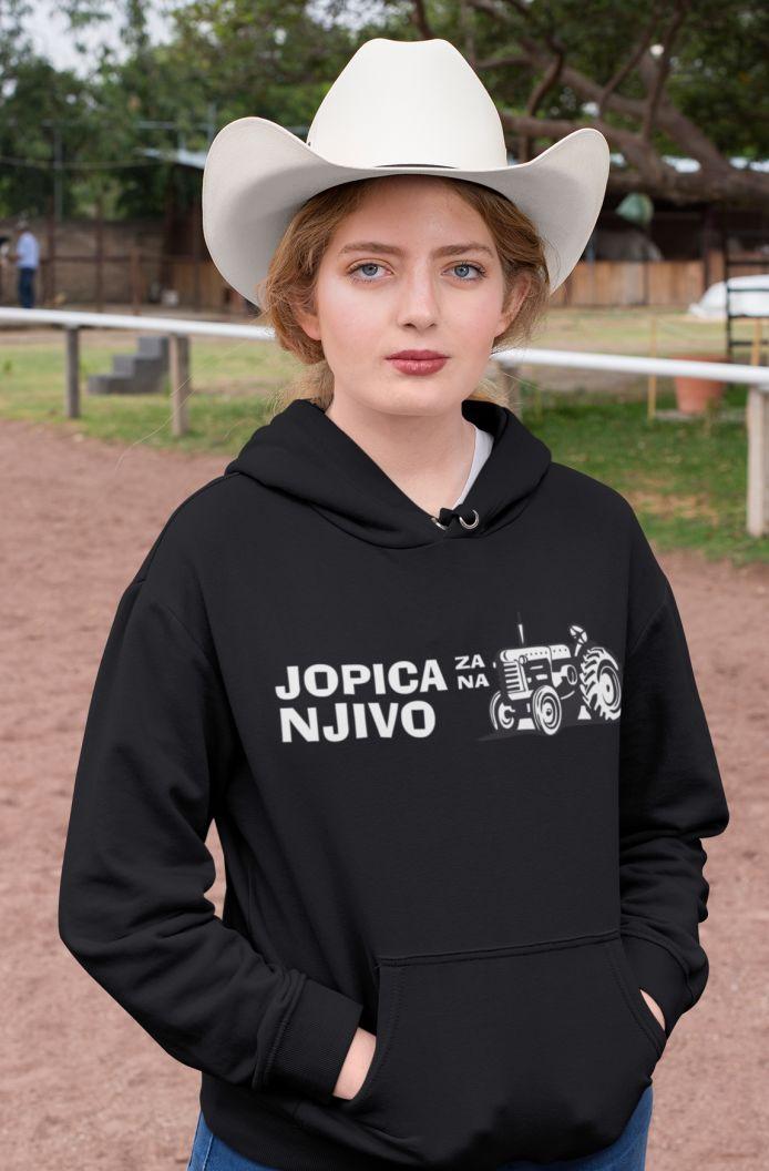 Jopica Za Na Njivo — tisk na majico