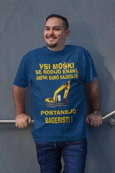 Majica - Najboljši Postanejo Bageristi — detajl natisa
