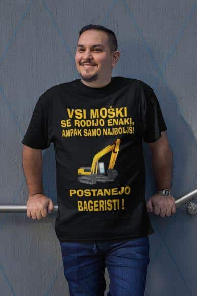 Majica - Najboljši Postanejo Bageristi — tisk na majico